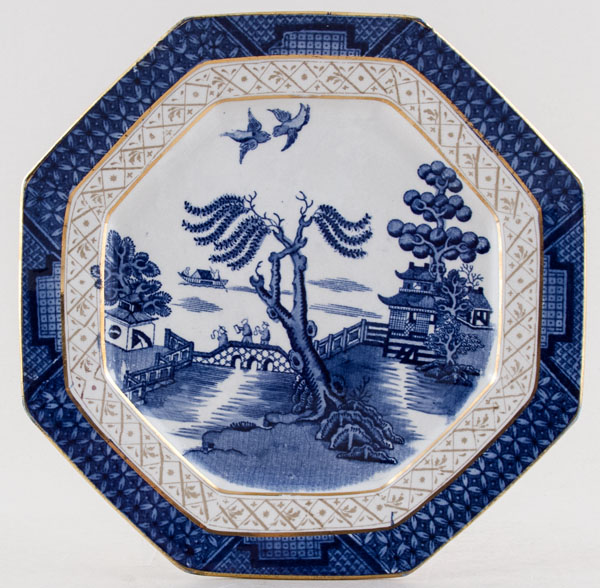 Plate octagonal c1910